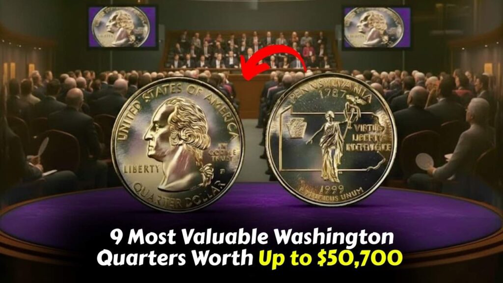 9 Rare Washington Quarters That Could Be Worth Up to $50,700 – Valuable U.S. Coins to Check Now